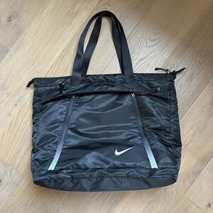 NIKE Auralux Black Tote Bag Daily Gym Fitness Training